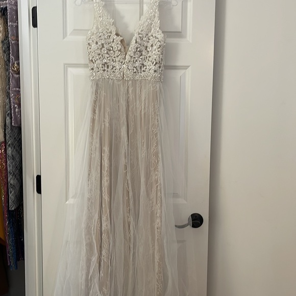 New Zoey Grey Dress - Picture 4 of 8